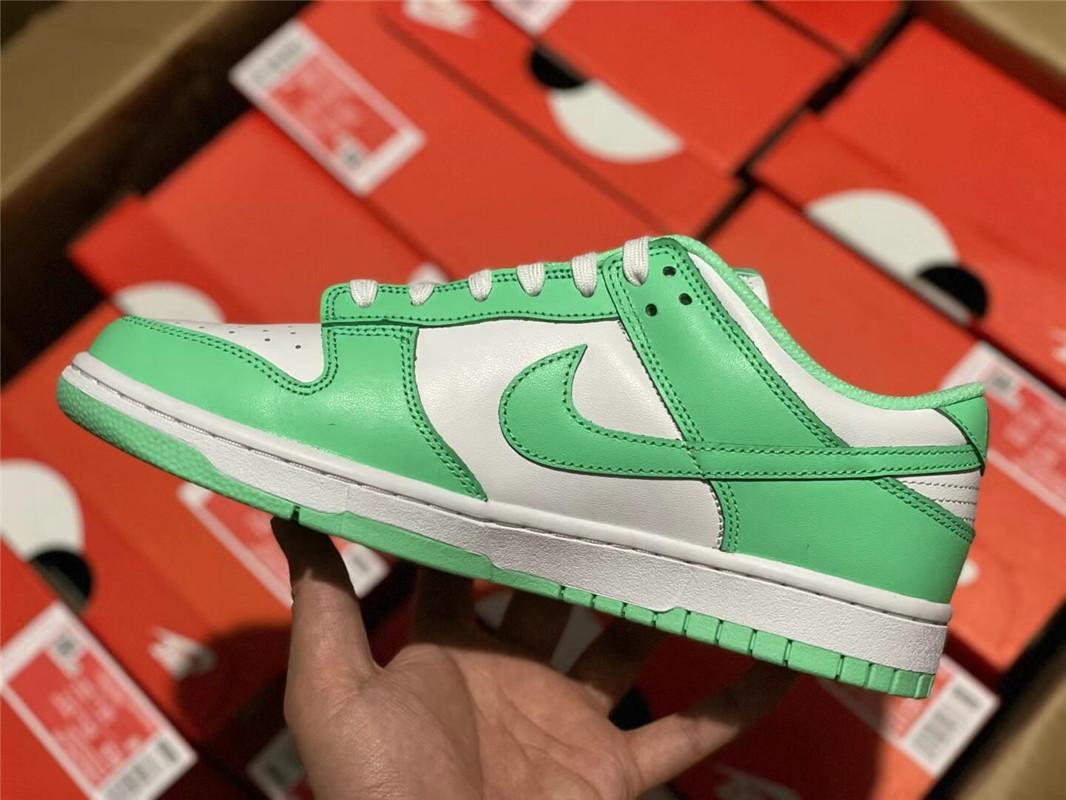 PK GOD nike dunk low Green Glow retail materials ready to ship